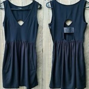 Black cocktail dress